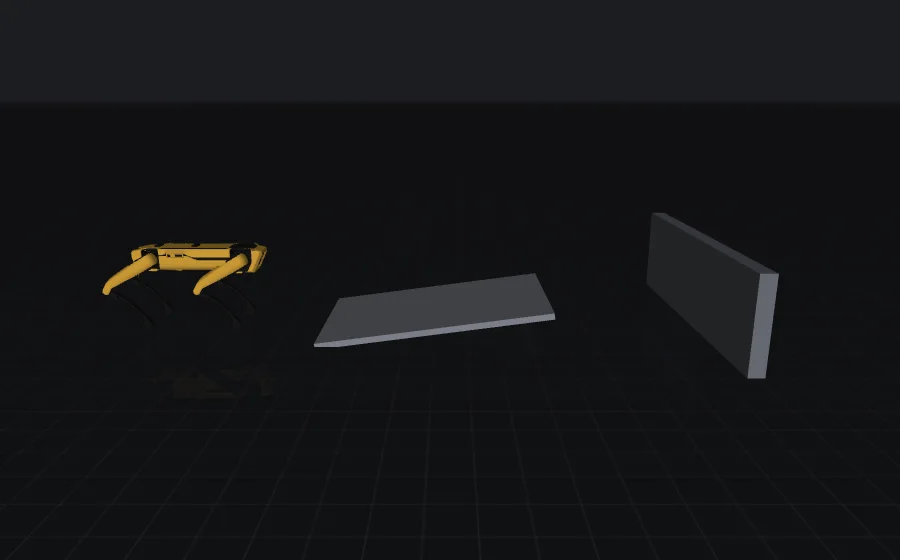 Spot · ramp + wall